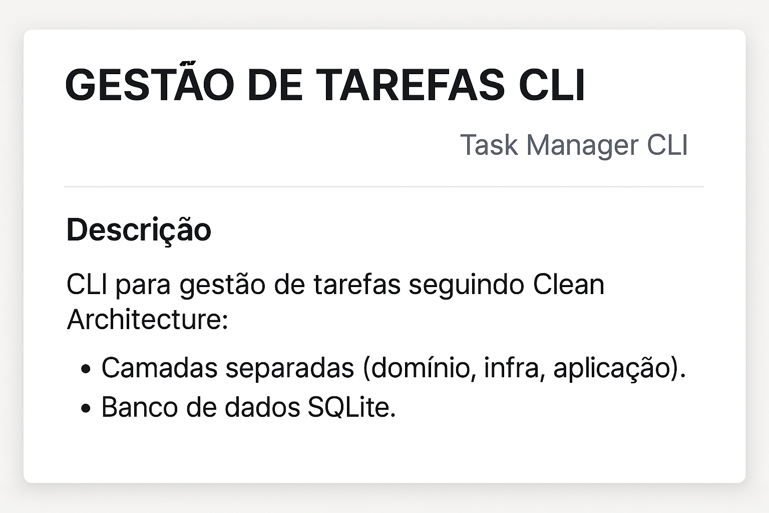  Gestao Tarefas CLI