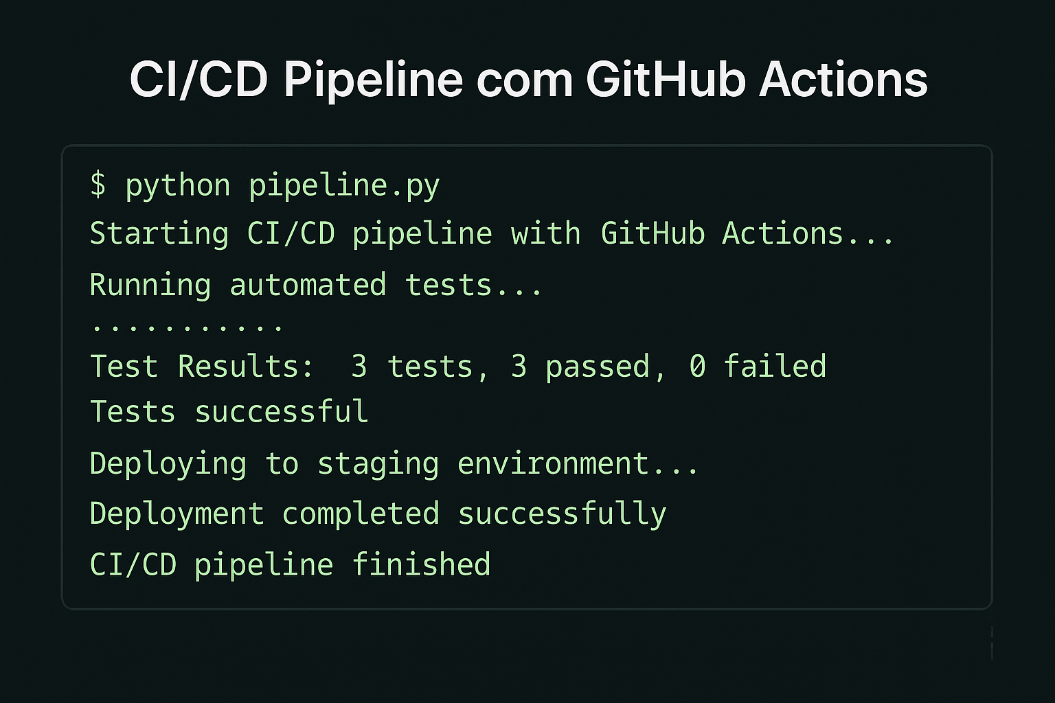  Pipeline Github Action